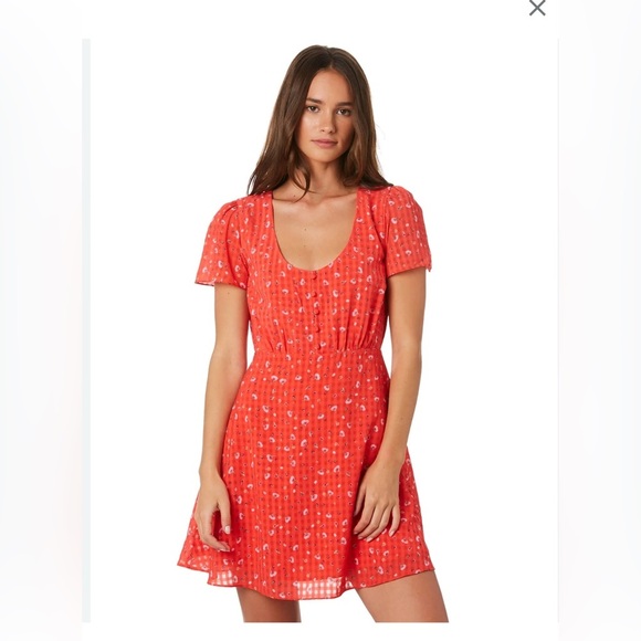 The East Order Ami Mini Floral Dress Size Medium - Picture 1 of 14